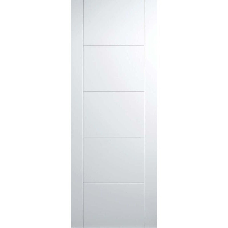 Internal White Primed Vancouver 5 Panel Door Ladder Style