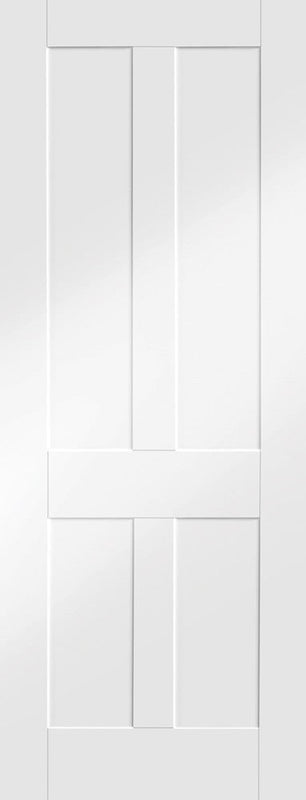 Internal White Primed Victorian Shaker Fire Door