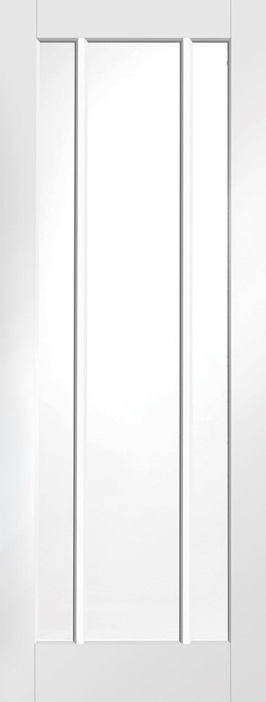 Liberty Internal White Primed Trinidad 3L Glazed Door With Clear Glass