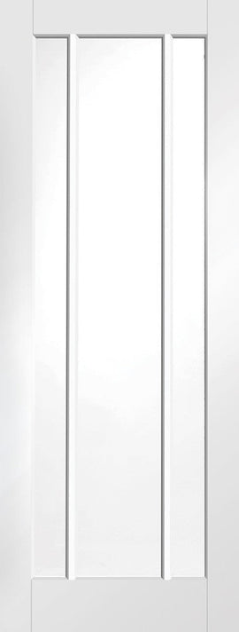 Liberty Internal White Primed Trinidad 3L Glazed Door With Clear Glass