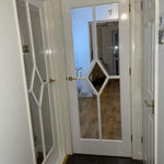 Internal White Reims Glazed Door With Clear Glass