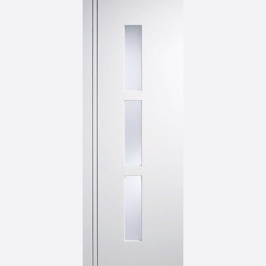 Internal White Sierra Blanco Glazed Door
