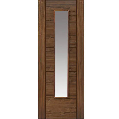 Liberty Emral Fully Finished Walnut 1 Light Glazed Internal Door