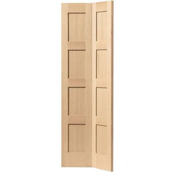 Liberty Internal Oak SNOWDON Shaker Panel Bi-Fold Door