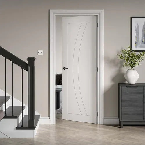 Liberty Sicily Contemporary White Primed Internal Door