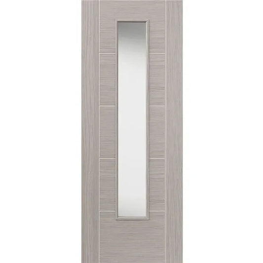 Liberty Tigris Lava Fully Finished Grey Glass Internal Door