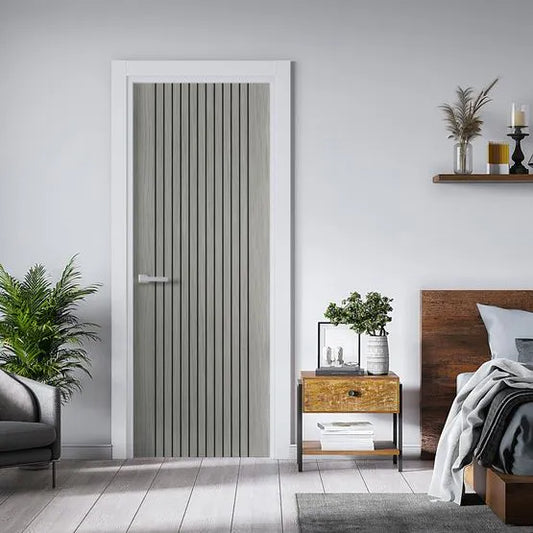 Liberty Aria Fluted Grey Laminate Internal Door