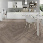 Lignum Fusion Premium 12mm Riverbed Oak Herringbone Laminate Flooring