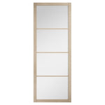 Internal Urban Blonde Oak Soho Door Glazed Clear Glass
