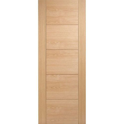 Internal Oak Vancouver Door 5 Panel Fully Finished