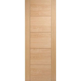 Internal Oak Vancouver Door 5 Panel Fully Finished