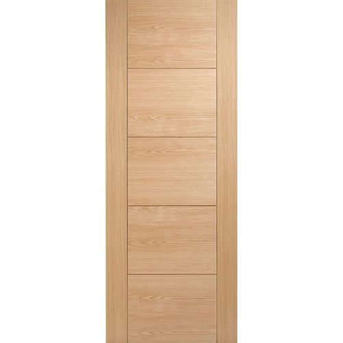Internal Oak Vancouver Door 5 Panel Fully Finished