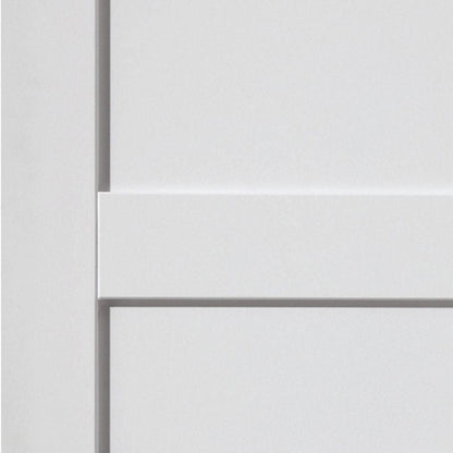 Liberty Internal White Primed Montserrat Shaker 4 Panel Fire Door