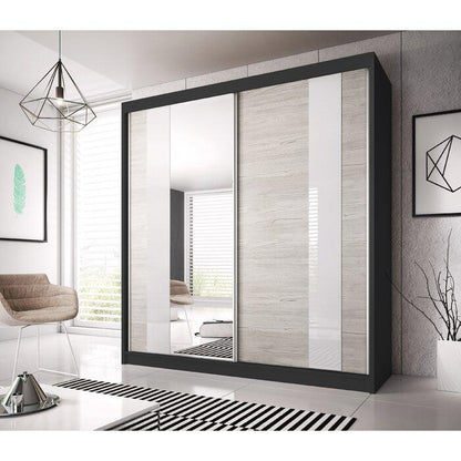 Liberty Multi 32 Sliding Mirror Door Wardrobe 233cm