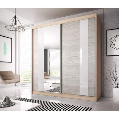 Liberty Multi 32 Sliding Mirror Door Wardrobe 233cm