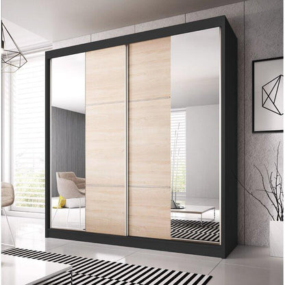 Liberty Multi 36 Sliding Mirror Door Wardrobe 233cm