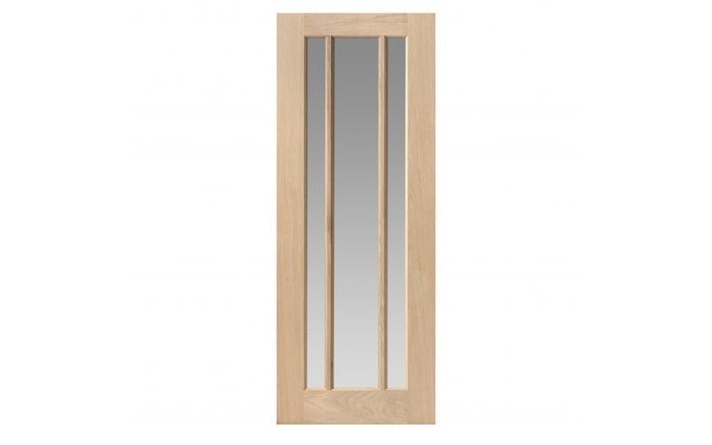 Liberty Internal Oak Darwen Glazed 3L Door Clear Glass