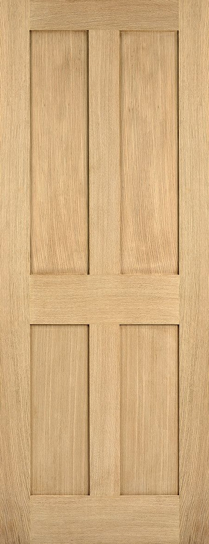 LPD Internal Pre-finished Oak London 4 Panel Door