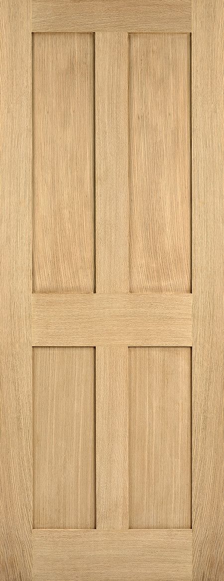 LPD Internal Pre-finished Oak London 4 Panel Door