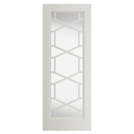 Liberty Internal White Primed Quartz Clear Glazed Door
