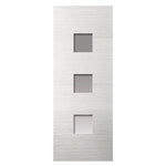 Liberty Internal White Primed Ripple Clear Glazed Door