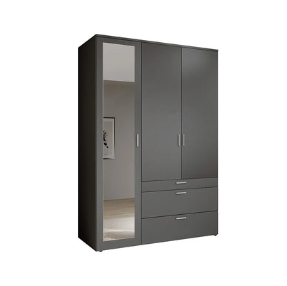 Liberty Vesala 3 Hinged Door Wardrobe with Mirror