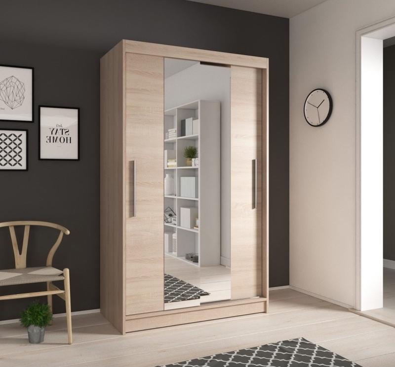 Liberty Neomi 01 Sliding Door Wardrobe 120cm in Sonoma Oak
