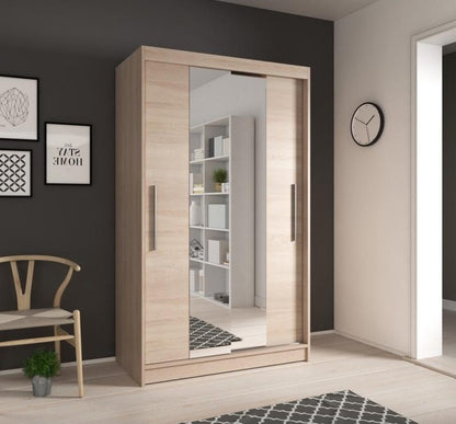 Liberty Neomi 01 Sliding Door Wardrobe 120cm in Sonoma Oak