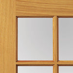 Liberty Internal Oak Thames 6 Light Glazed Door Pre-Finished