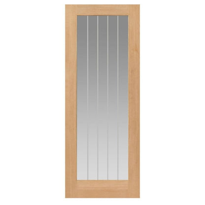 Liberty Internal Oak Thames 1 Light Glazed Door Pre-Finished