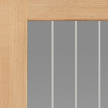 Liberty Internal Oak Thames 1 Light Glazed Door Pre-Finished