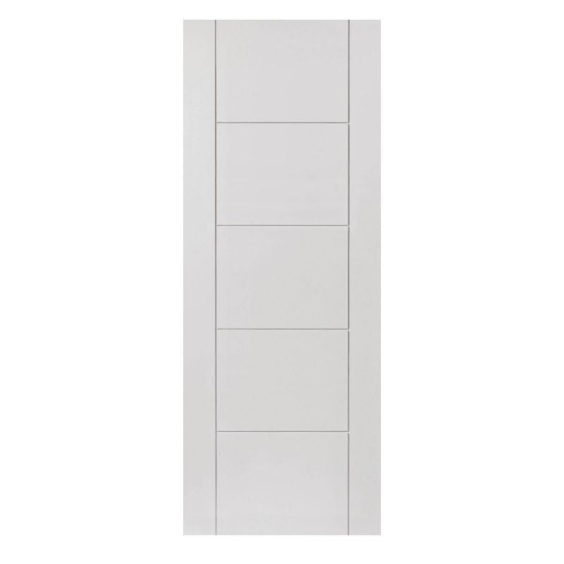 Liberty Internal White Tigris 5 Panel Door Pre-Finished