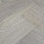 Timba Floor Engineered Herringbone Real Oak Brushed & Oiled Whitewash Grey Flooring 14x100mm 4416