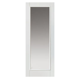 Liberty Internal White Primed Tobago Clear Glazed Fire Door